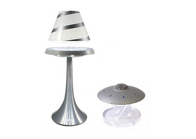 UFOSOUND concept – Enceinte lévitation Silver + lampe ALTHURIA HYPNOTIC Blanche