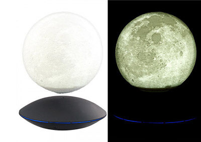 Globe Lune 3D lumineux en lévitation MOONFLIGHT