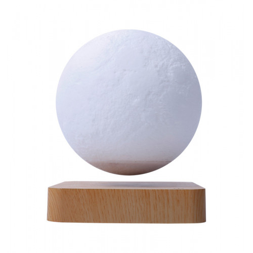 Globe Saturne 3D Lévitation Astroflight - Base Bois Foncé - Neuf Sous Emballage