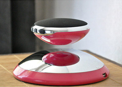 Enceinte Bluetooth en lévitation Design rouge rosé SOUNDAIR